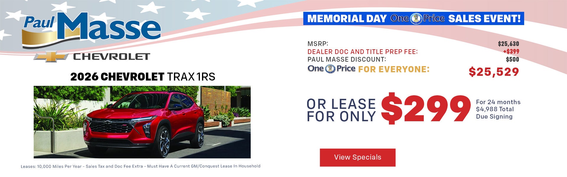 May Specials 