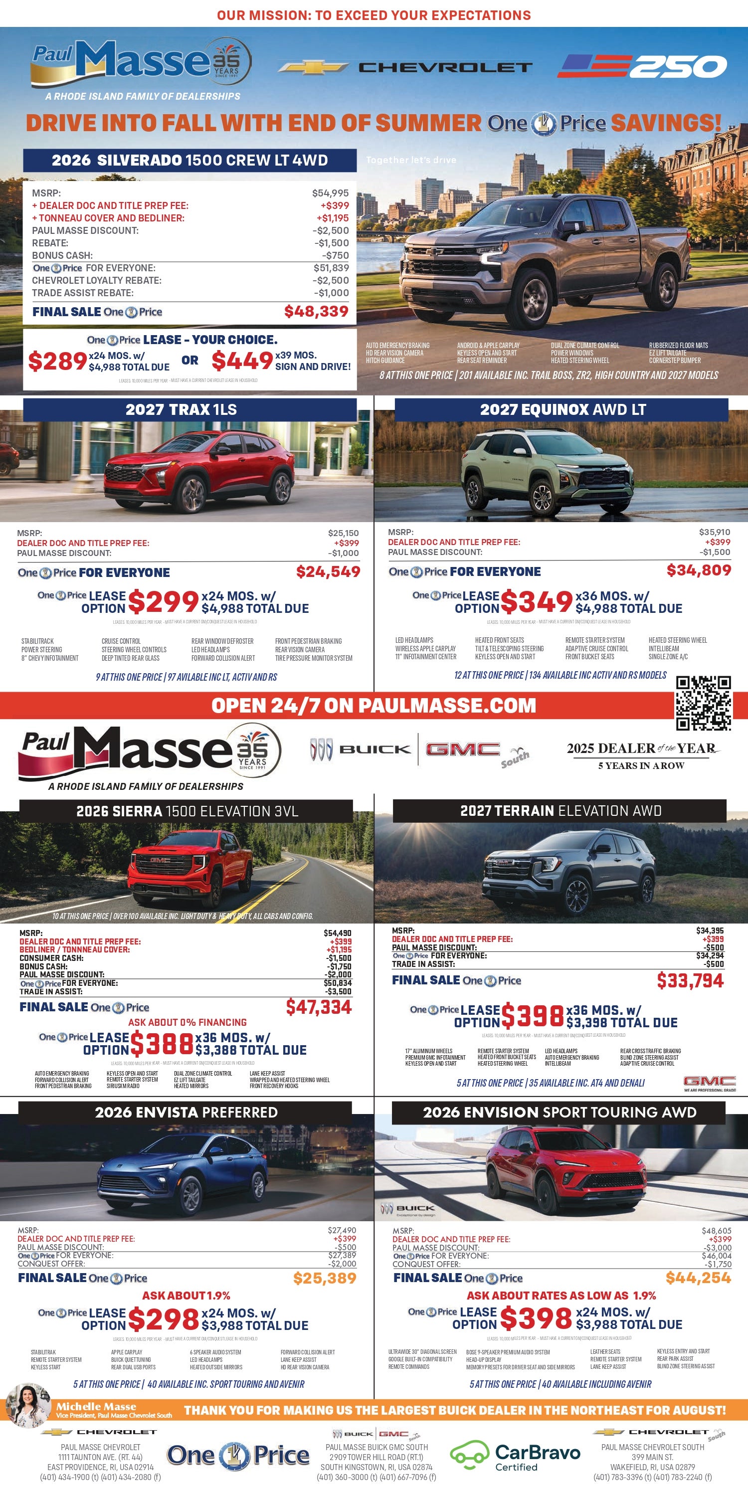 paul masse deals june